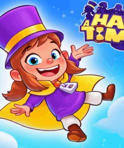 A Hat in Time Character Poster Diamond Painting