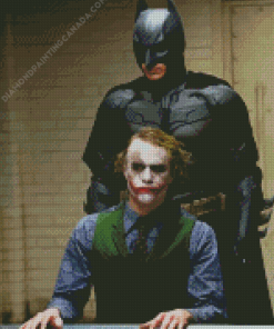 Batman And The Joker Movie Diamond Painting