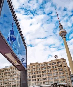 Berliner Fernsehturm In Germany Diamond Painting