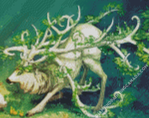 Fantasy Stag Art Diamond Painting