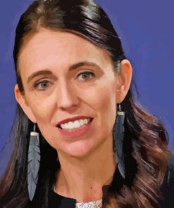 Former Prime Minister Jacinda Ardern Diamond Painting