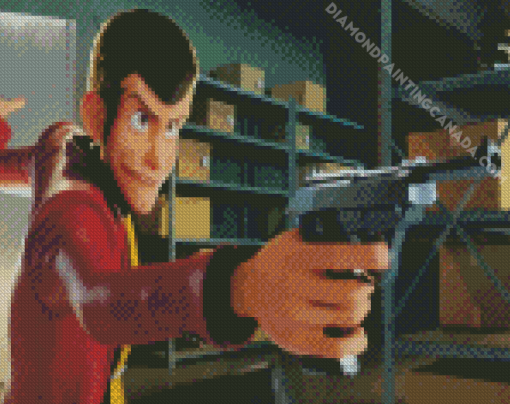 Lupin III Character Diamond Painting