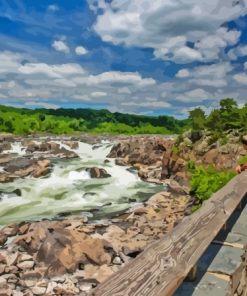 Montana Great Falls Diamond Painting