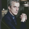 Peter Capaldi Actor Side Profile Diamond Painting