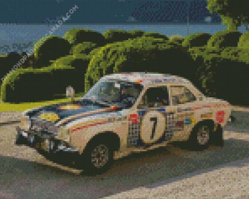 Rally Car Ford Escort RS Diamond Painting