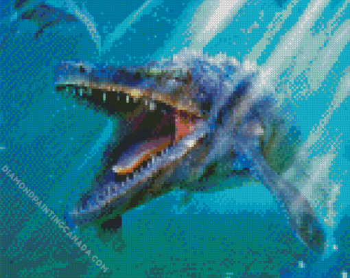 Scary Mosasaurus Diamond Painting