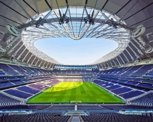 Tottenham Hotspur Stadium Diamond Painting