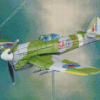 Green Hawker Typhoon Diamond Painting