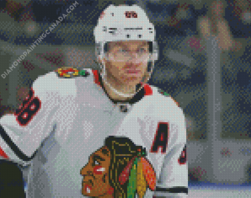 Ice Hockey Player Patrick Kane Diamond Painting