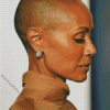 Jada Pinkett Smith Bald Head Diamond Painting