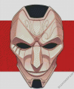 Jhin Mask Diamond Painting