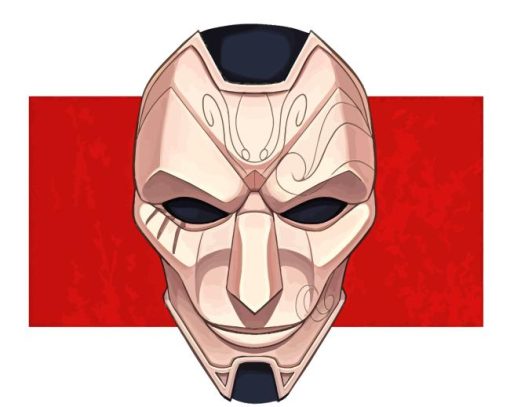 Jhin Mask Diamond Painting