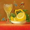 Lemon And Cut Glass Diamond Painting