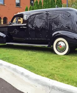 Vintage Hearse Diamond Painting