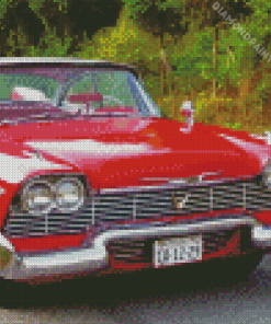 1958 Plymouth Fury Car Diamond Painting