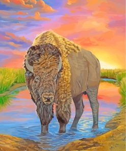 American Bison Art Diamond Painting