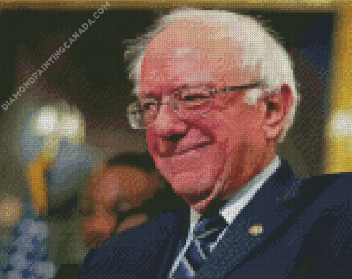 American Politician Bernie Sanders Diamond Painting