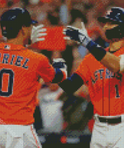 Baseball Astros Players Diamond Painting