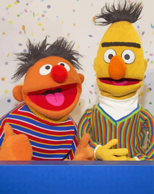 Bert And Ernie Sesame Street Diamond Painting