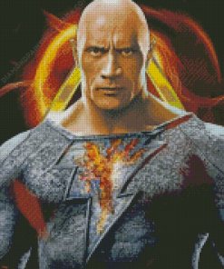 Black Adam Poster Diamond Painting