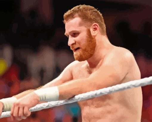 Canadian Wrestler Sami Zayn Diamond Painting