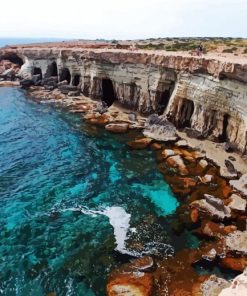 Cape Greco Cyprus Island Diamond Painting