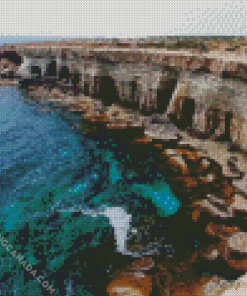 Cape Greco Cyprus Island Diamond Painting