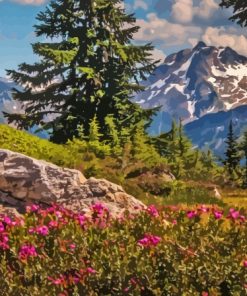 Cascade Range Spring Diamond Painting