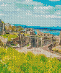 Castle In Fife Scotland Diamond Painting