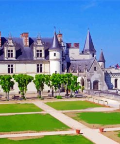 Chateau Royal Amboise Loire Diamond Painting