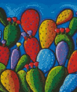 Colorful Cactus Diamond Painting