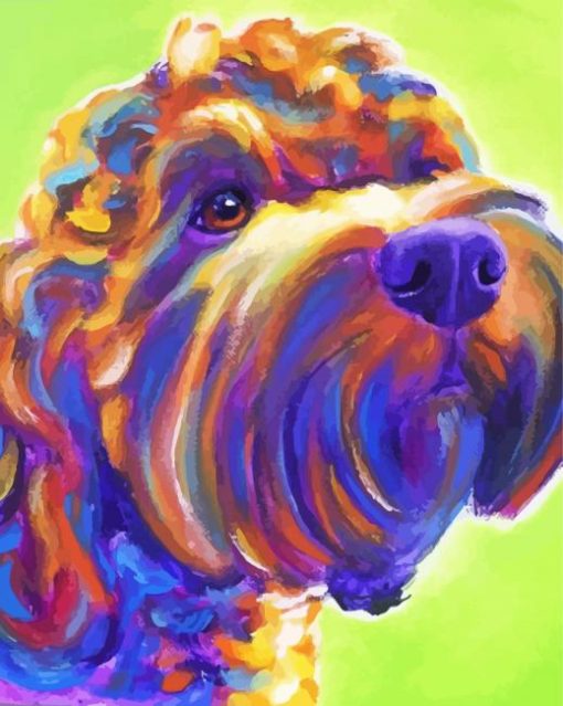 Colorful Cockapoo Diamond Painting