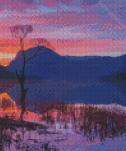 Cumbria Buttermere At Sunrise Diamond Painting