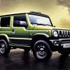 Dark Green Suzuki Jimny Diamond Painting