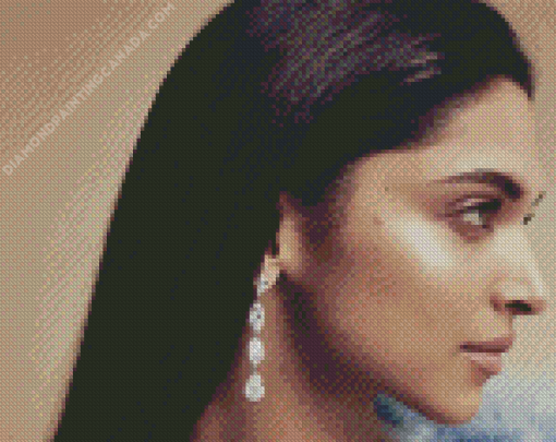 Deepika Side Face Diamond Painting