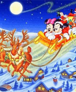 Disney Christmas Art Diamond Painting