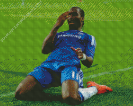 Drogba Footballer Diamond Painting