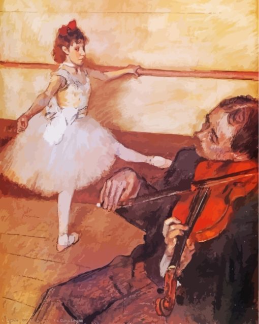 Edgar Degas The Dance Lesson Diamond Painting