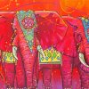 Esoteric Elephants Diamond Painting