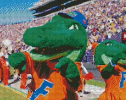 Florida Gators Football Mascots Diamond Painting