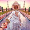 Follow Me To Taj Mahal Diamond Painting