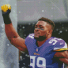 Football Player Danielle Hunter Diamond Painting