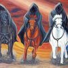 Four Horsemen Of The Apocalypse Art Diamond Painting