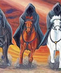 Four Horsemen Of The Apocalypse Art Diamond Painting