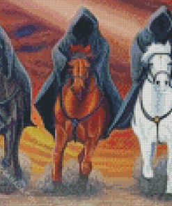 Four Horsemen Of The Apocalypse Art Diamond Painting