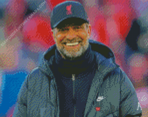 German Football Manager Jurgen Klopp Diamond Painting