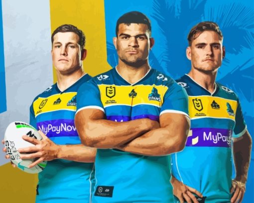 Gold Coast Titans Players Diamond Painting