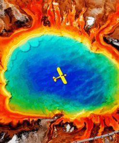 Grand Prismatic Spring Wyoming Diamond Painting