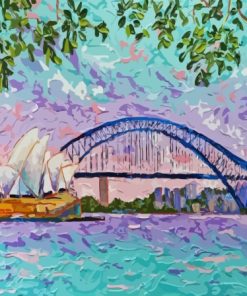 Harbour Bridge Abstract Diamond Painting