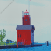 Holland Michigan Lighthouse Diamond Painting